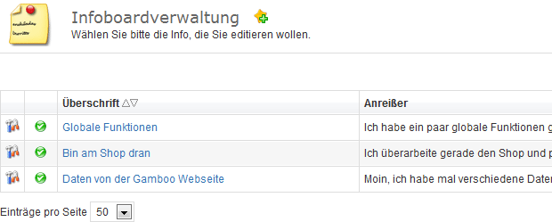 Abbildung: Infoboard Abbildung: Infoboard